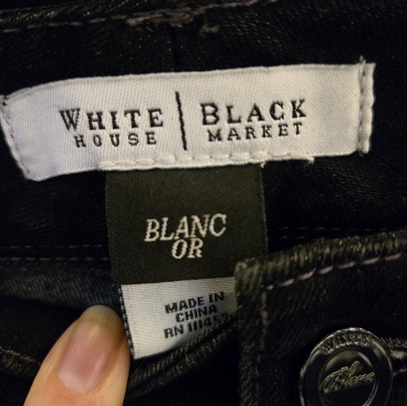White House Black Market "Diamonds Are Forever" Bootcut Jeans - Size 0 Regular - Picture 5 of 8